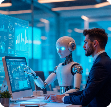 Robot & Researcher
